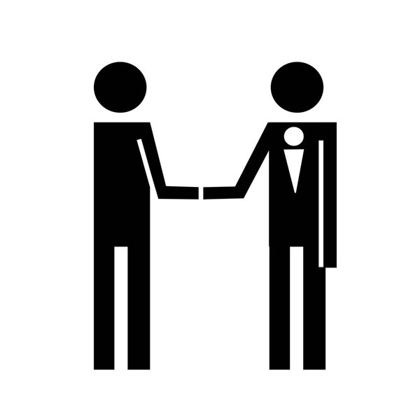 Вектор значков рекрутингового агентства
