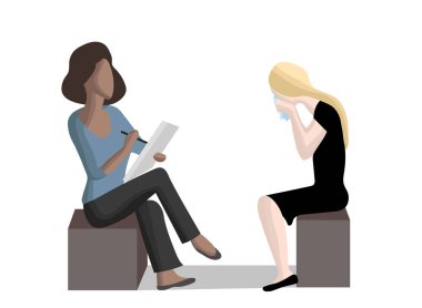 Bir terapi randevu vektörü 