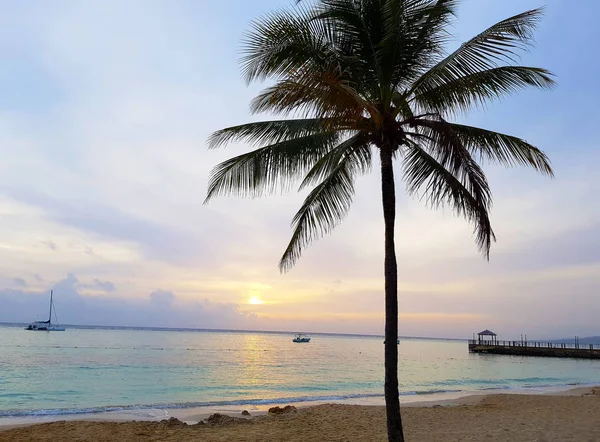 Witte Zand Turquoise Water Het Caribische Strand Jamaica — Stockfoto