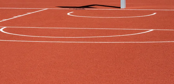 Basketbol alan çeşitli satırları ile