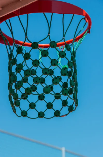 Баскетбольний Баскетбол Знизу — стокове фото