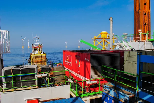 België Noordzee Duitsland Januari 2018 Wind Energie Bedrijf Repower Het — Stockfoto