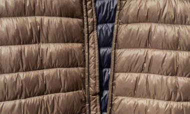 Doku ve arka plan aşağı ceket kumaş