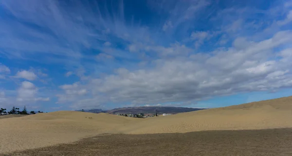 Sanddynerna Förlägga Maspalomas Gran Canaria — Stockfoto