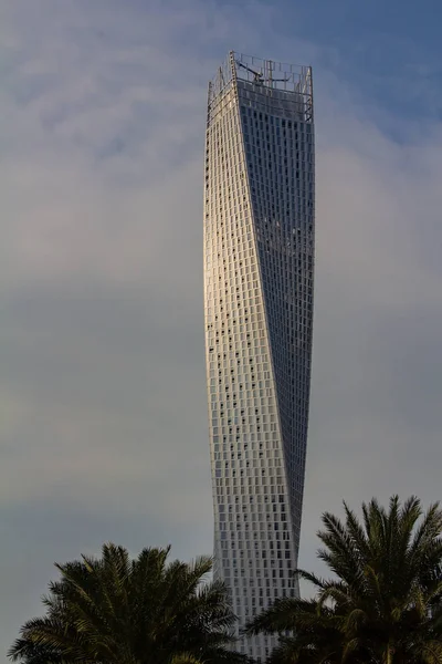 Cayan Tower Arranha Céu Marina Dubai Dubai — Fotografia de Stock