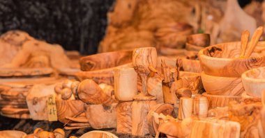 Ahşap mutfak aksesuar Dükkanı Noel Market Hamburg