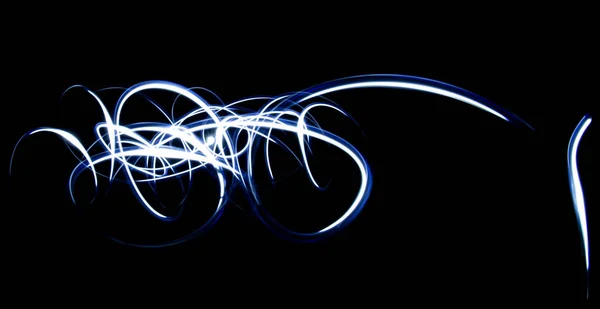 Design Light Painting Long Exposure — Stock Photo, Image