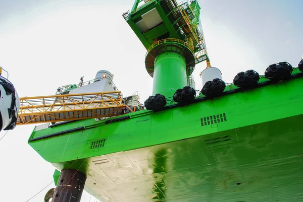 Empresa Energia Eólica Está Construindo Parque Eólico Bélgica — Fotografia de Stock