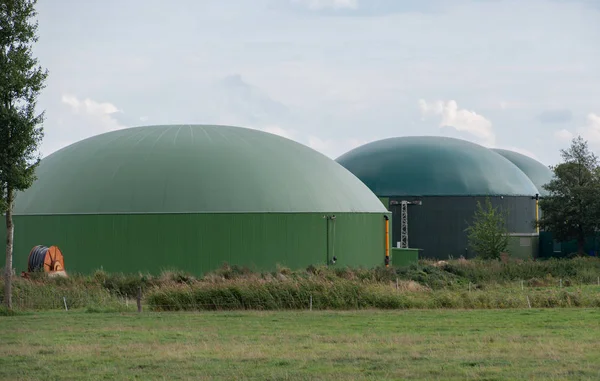 Biogazu Produkcji Energii Energii — Zdjęcie stockowe