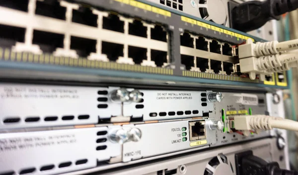 Network switch and network cable in a data center