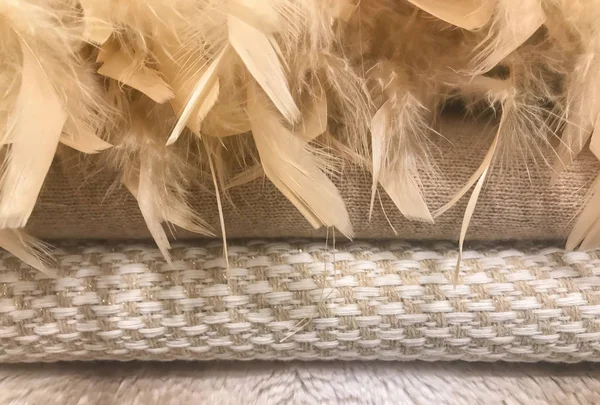 Soft Fabrics Cotton Alpaca Mohair Wool Photographed Texture — Stock Photo, Image