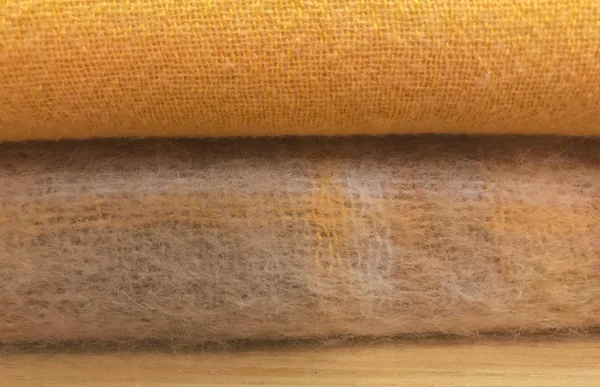 Soft Fabrics Cotton Alpaca Mohair Wool Photographed Texture — Stock Photo, Image