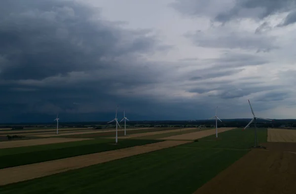 Roll Wolke Sammelt Sich Einem Sturm Himmel — Stockfoto