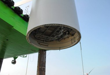 Windpark offshore enerji inşaatı