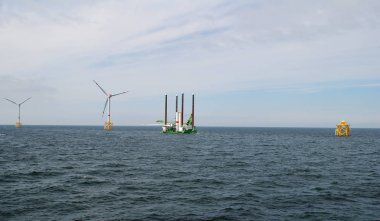 Windpark offshore enerji inşaatı