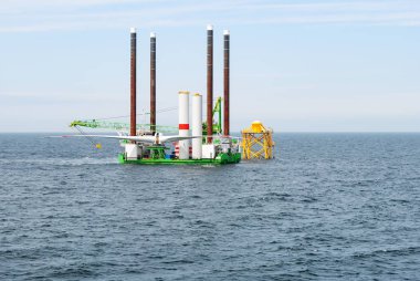 Windpark offshore enerji inşaatı