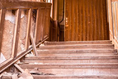 Lost Place eski üst oda villa konut ev alanları parçalanmadan önce