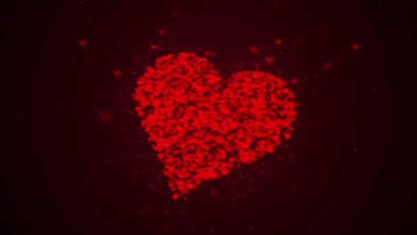 Video De Coeurs D Amour Rouge Volant Fond Animation De Fond De Mariage Saint Valentin Par Lagartofilm C