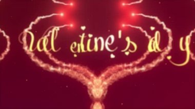 Valentites Day Love itirafı. Sevgililer Günü kalp kırmızı şarap sıçrama yapılmış ortaya çıkıyor. O zaman kalp dağılıyor. Kırmızı arka planda izole edilmiş. Sevgiyi paylaş. Eylem. Animasyon. 4k.