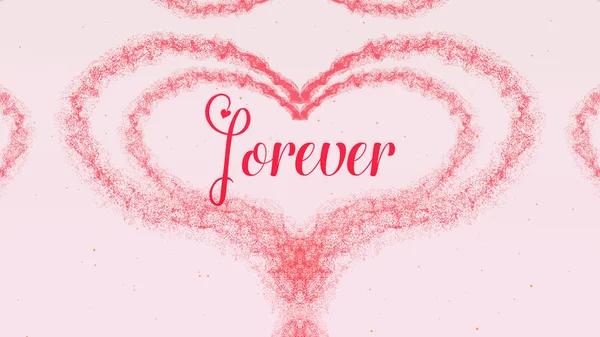 Corazón de San Valentín hecho de salpicadura de vino tinto aislado sobre fondo rosa claro. Siempre juntos Comparte el amor . —  Fotos de Stock