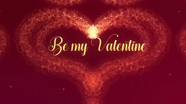 Sé mi confesión de amor de San Valentín. Corazón de San Valentín hecho de salpicadura de vino tinto aislado sobre fondo rojo. Compartir el amor . —  Fotos de Stock