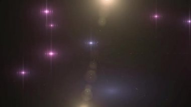 Soyut mor, kırmızı ve altın parıltı parçacıkları arka plan. Lüks prim ürün tasarım şablonu fon. Sihirli ışık Parlaklığı. Kopya alanı. Duman. Animasyon. Eylem. 4k.