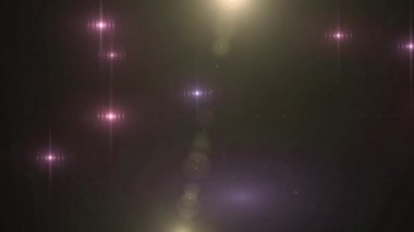 Soyut mor, kırmızı ve altın parıltı parçacıkları arka plan. Lüks prim ürün tasarım şablonu fon. Sihirli ışık Parlaklığı. Kopya alanı. Duman. Animasyon. Eylem. 4k.