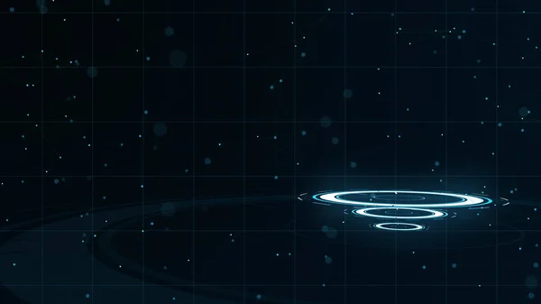 Absztrakt háttér. Ragyogó körök. Fényes spirál. Űralagút. Térmásolat. Közelről. 3D. jobb lefoglalás. — Stock Fotó