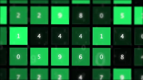 ハイテクとサイバースペース抽象的なビデオの背景. — ストック動画