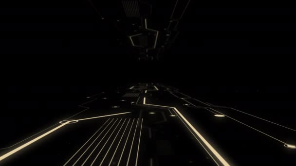 Ingénierie et technologie concept résumé zoom en arrière-plan vidéo .