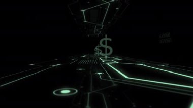 Video dünya ekonomisi soyut zoom.