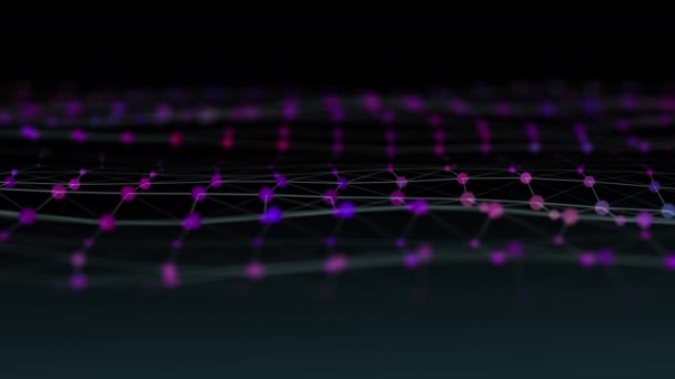 Medizinische Nanotechnologie Zukunft abstrakte Video-Illustration. — Stockvideo