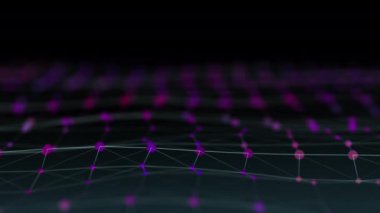 Ağ dijital hologram ve nesnelerin internetsistemi.