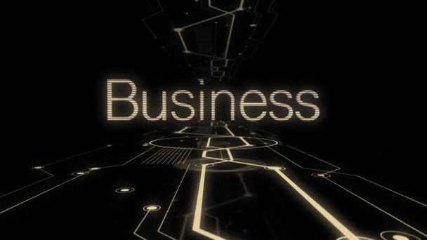 Le connessioni delle persone promuovono lo sviluppo del business mondiale . — Video Stock
