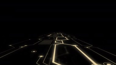 Programlama teknolojisi dijital kavram soyut zoom video arka plan.