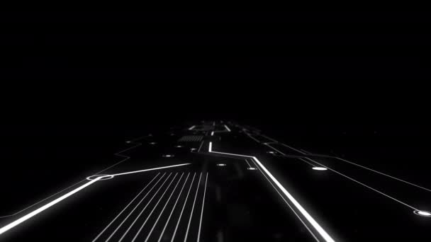 Concept de rupture numérique zoom abstrait en arrière-plan vidéo .