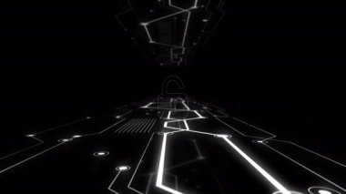 Bilgisayar devre kartı üzerinde çırpınan kilidi güvenlik kilidi.