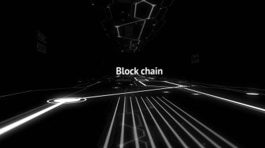 Blockchain platformunu gösteren not yazma.