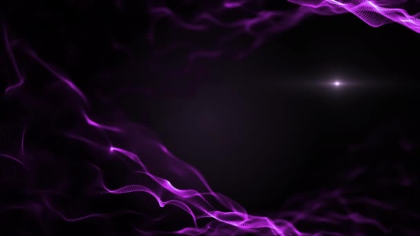 Blitz verblasst bewegte Verschiebung Farbe leuchtet Hintergrund. 4k. — Stockvideo