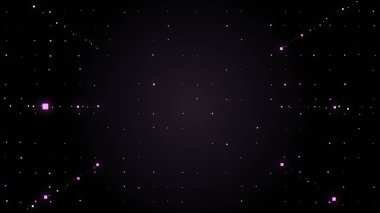 Yıldız arka plan ile soyut mor gece gökyüzü.