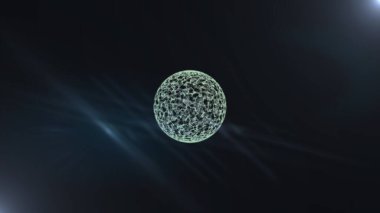 Blockchain teknoloji kavramı soyut arka plan.