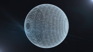 Tekno bulut soyut arka planı. Lowpoly geometrik tasarımı.