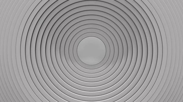 Círculos de água abstratos looping com efeito de metal cinza . — Fotografia de Stock