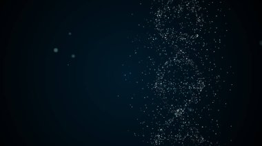 Bireysel parçacıklardan bir araya gelen DNA soyut bir spiral iplik oluşturur..