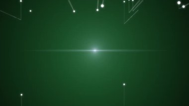 Birbirine bağlı çizgiler ve noktalarla soyut çokgen arkaplan. Minimalist geometrik desen.