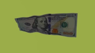 100 dolarlık tasarımın 4k videosu.