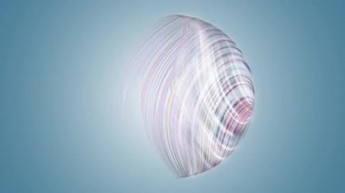 Soyut arkaplan, 4k video içinde parlak yeşil ve mavi girdaplar.