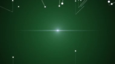 Birbirine bağlı çizgiler ve noktalarla soyut çokgen arkaplan. Minimalist geometrik desen.