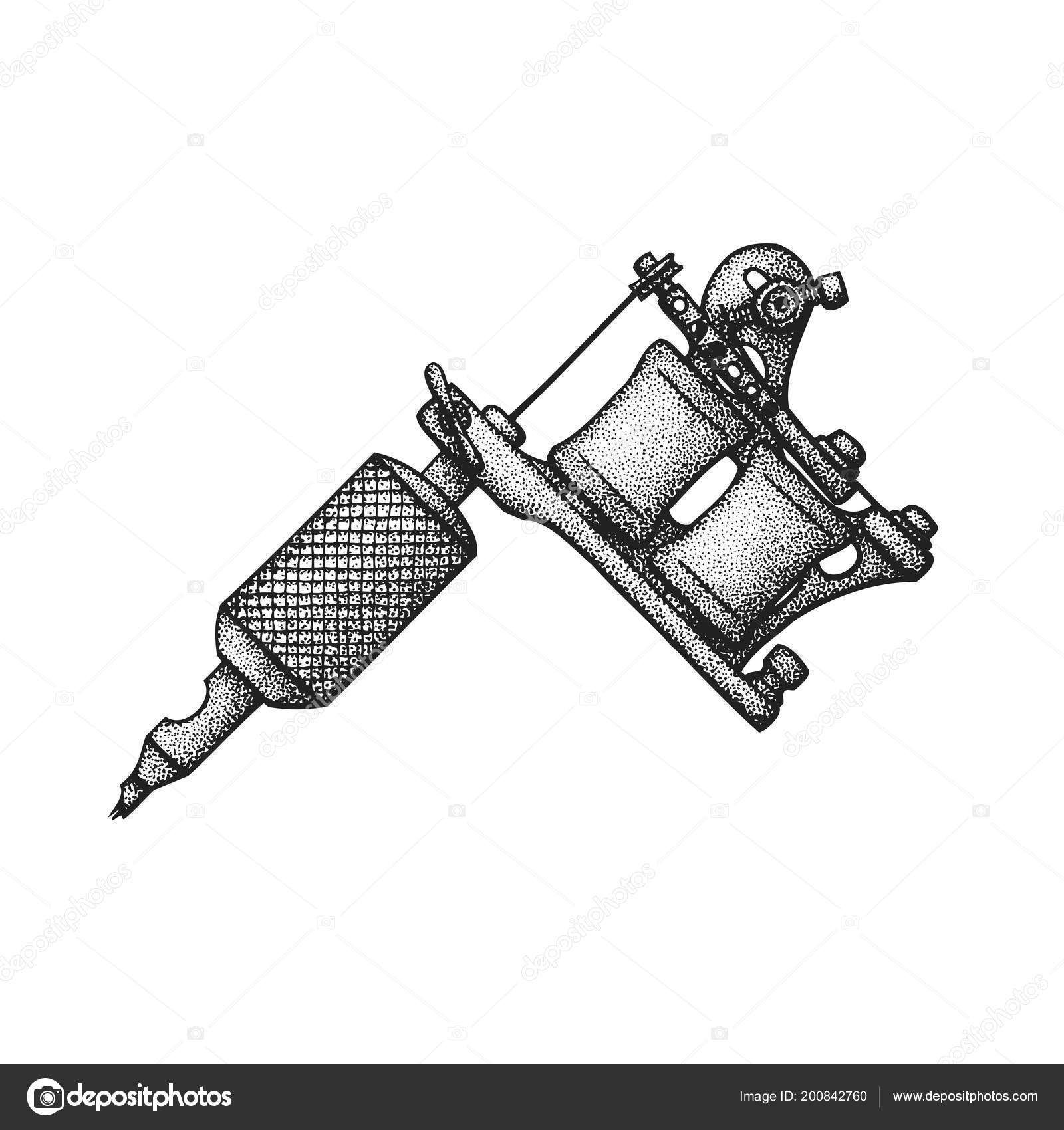 tattoo maschine zeichnung