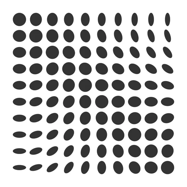 Vector Círculo Negro Monocromo Mínimo Moderno Dinámico Abstracto Textura Gradiente — Archivo Imágenes Vectoriales